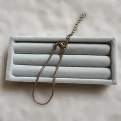 ゴールド スネークチェーン ブレスレット、アンクレット