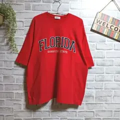 Navy 半袖tシャツ ロゴ カットソー ゆったり 大人可愛い コットン Fのサムネイル