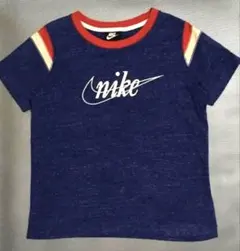 NIKE ナイキTシャツ 古着筆記体ロゴ霜降り y2k