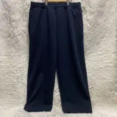 未使用　UNIQLO C スウェットワイドパンツ　ネイビー　XXLサイズ