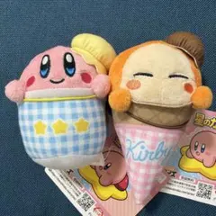 신품 미사용 ⭐︎ 별의 커비 아이스 팔러 마스코트 와돌디 2종 세트