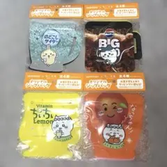 【新品❤️未使用】サントリーオリジナルちいかわ人魚の島のひみつジップバッグ映画４種