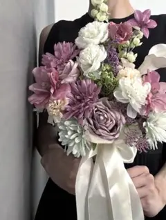 【期間限定価格】アーティフィシャルフラワー/ウェディングブーケ