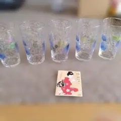 林静一　ガラスグラス5個セット