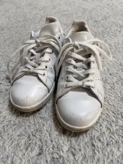 【天然皮革】アディダス スタンスミス ホワイト 23cm S75104 レザー