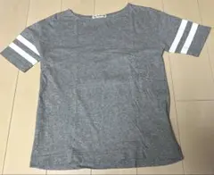 BEAMS 半袖Tシャツ グレー 袖ラインのサムネイル