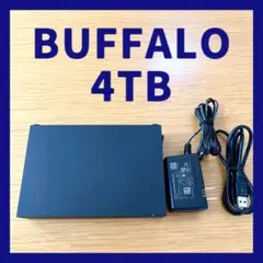 美品】バッファロー 外付けHDD HD-AD4U3 4TB 静音/省エネ - メルカリ