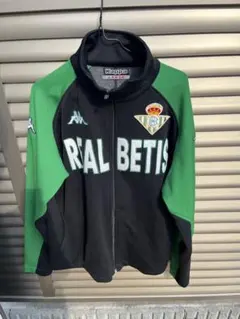 Official New 黒/緑 Lサイズ ジャージ BETIS REAL Kappa Kappa jersey soccer Retro Home 1995/1996 betis real ウェア