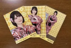 乃木坂46 生写真 真夏の全国ツアー2026 浴衣 3種コンプ 筒井あやめ