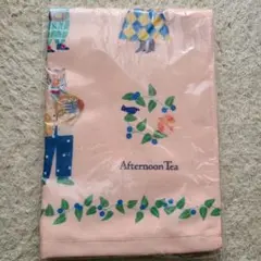 Afternoon Tea 動物柄ティータオル　アプリコットカラー