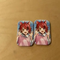 莉犬　缶バッジ　スクエア　セブン