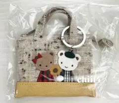 新品☆familiar☆ミニデニム×ミニデニムバッグ☆秋ファミリアショー