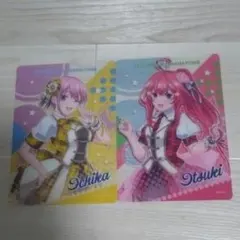 中野一花、五月クリアカード2枚セット