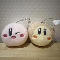 星のカービィ やさしいてざわりのフェイスマスコット カービィ　ワドルディ　2種