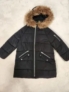 ZARAkids　ザラキッズ　黒　中綿ダウンコート 110cm