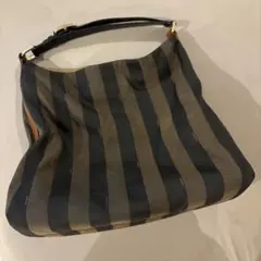 FENDI エンボスロゴ 巾着 レザー 3wayバッグ ワンショル リュック 
