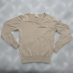 ZOOTIE DES SUCETTES Vネック ニット ベージュ