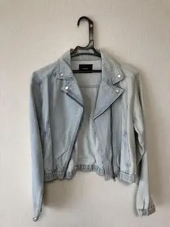 【送料込】MURUA・デニム・ライダースジャケット・スプリングコート