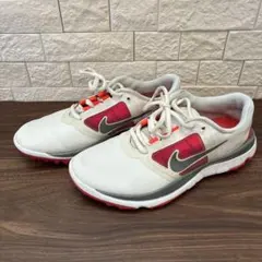 NIKE レディースゴルフシューズ ホワイト レッド