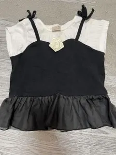 petit main 半袖トップス レイヤード風　90cm