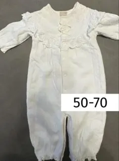 プティマイン ロンパース ドレスオール 50-70