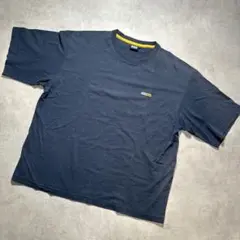 HELLY HANSEN ヘリーハンセン 半袖 Tシャツ ワンポイントロゴ 紺.