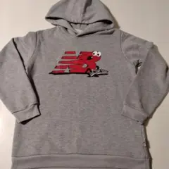 140cm パーカー　ニューバランス　グレー