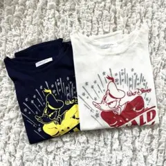 ディズニー　ドナルドダック90th シアーニット　プルオーバー　2点