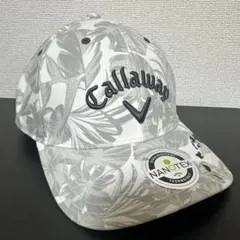 Callaway ホワイトキャップ フラワー柄XSPANN ハワイ限定 新品 Callaway ホワイトキャップ フラワー柄XSPANN ハワイ限定 新品