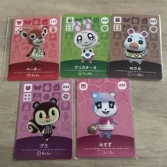 ジュン クリスチーヌ フランソワ みすずあつまれどうぶつの森amiibo