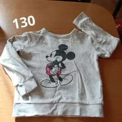 ミッキーマウス トレーナー 130(小さめ)サイズ