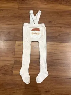 【3COINS】サンタクロースベビータイツ