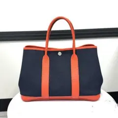 エルメス ガーデンパーティTPM トワルミリタリー×カントリー ブルーマリンのサムネイル