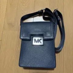 Michael Kors ブラック レザー ショルダーバッグ
