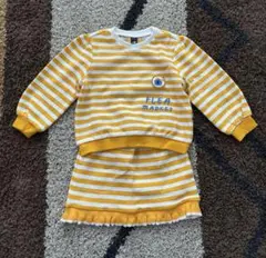 モイモルン　セットアップ　ボーダー　トップス＆スカート