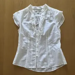 (未使用) バナナリパブリック　カップスリーブブラウス