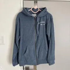 BILLABONG ジップアップパーカー ブルー タオル地のサムネイル