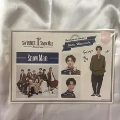 Snow Man 1st Anniversary ステッカー 渡辺翔太