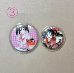 ラブライブ! μ's 矢澤にこ 缶バッジ 2個 セット スクフェス バレンタイン