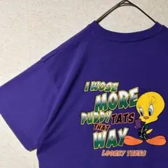 古着 トゥイーティー バックプリント Tシャツ ルーニーテューンズのサムネイル
