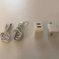 LightningケーブルとUSB充電器セット