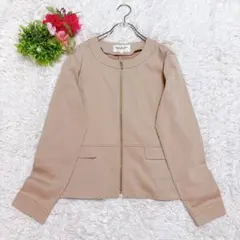 【スープ】 ノーカラージャケット ジップアップ (M) 卒業式 入学式のサムネイル