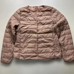 ユニクロウルトラライトダウンコンパクトジャケットMペールオレンジ