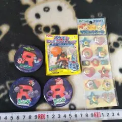 ポケットモンスター　まとめ売り　缶バッジ　匿名配送　ストラップ　ロケット団