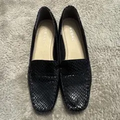 REGAL モカシン ローファー 山羊革 レザー ブラック 24.5cm