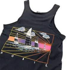HOBIE タンクトップ バックプリント サーフ系 夏 海 メンズ　80s