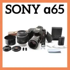 SONY α65✨ポートレート撮影に✨ダブルレンズ✨届いたらすぐに使えます