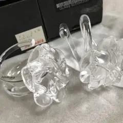 スガハラ　フラワー　ナフキンリング　2個　　　　クリアーのサムネイル