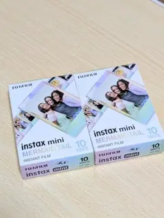 2箱セット 新品未開封 instax mini MERMAID TAIL