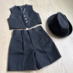 フォーマルセット ベスト・ショートパンツ・ハット 95